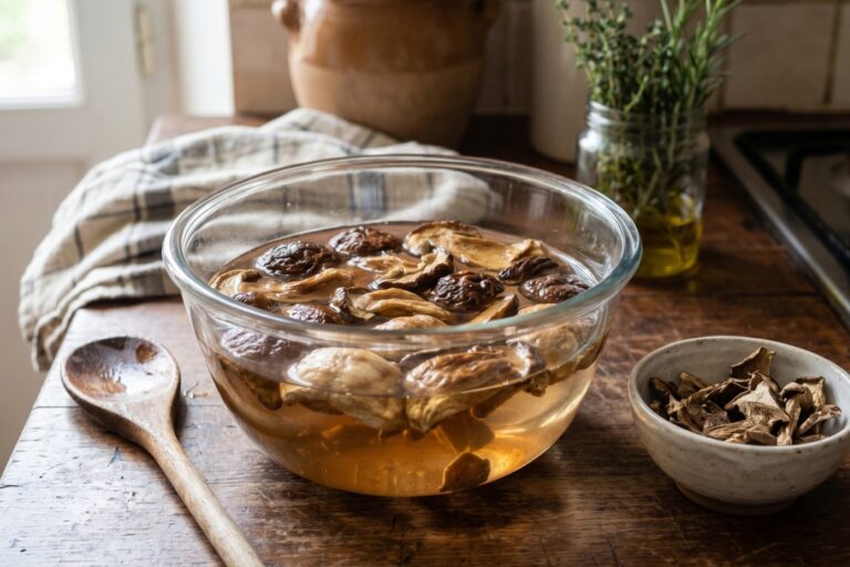 Combien de temps pour réhydrater des cèpes