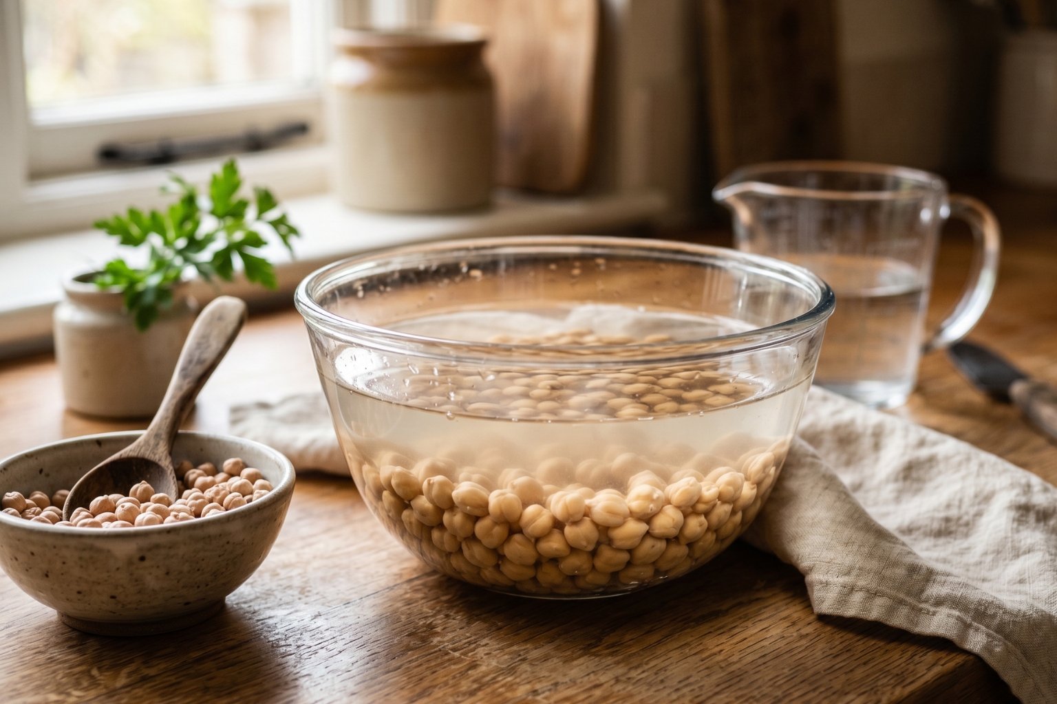 Combien de temps pour réhydrater des pois chiches