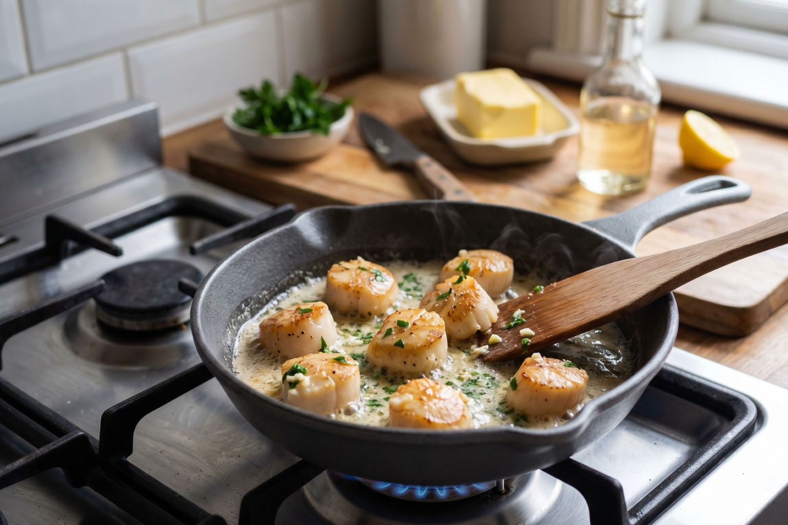 Comment réchauffer des coquilles Saint-Jacques déjà cuites