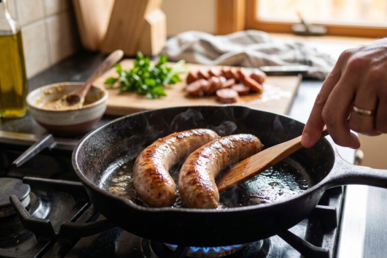 Comment réchauffer des saucisses fumées cuites