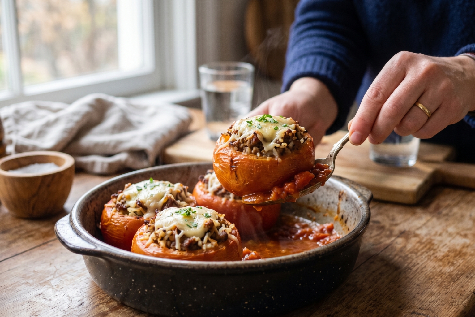 Comment réchauffer des tomates farcies déjà cuites