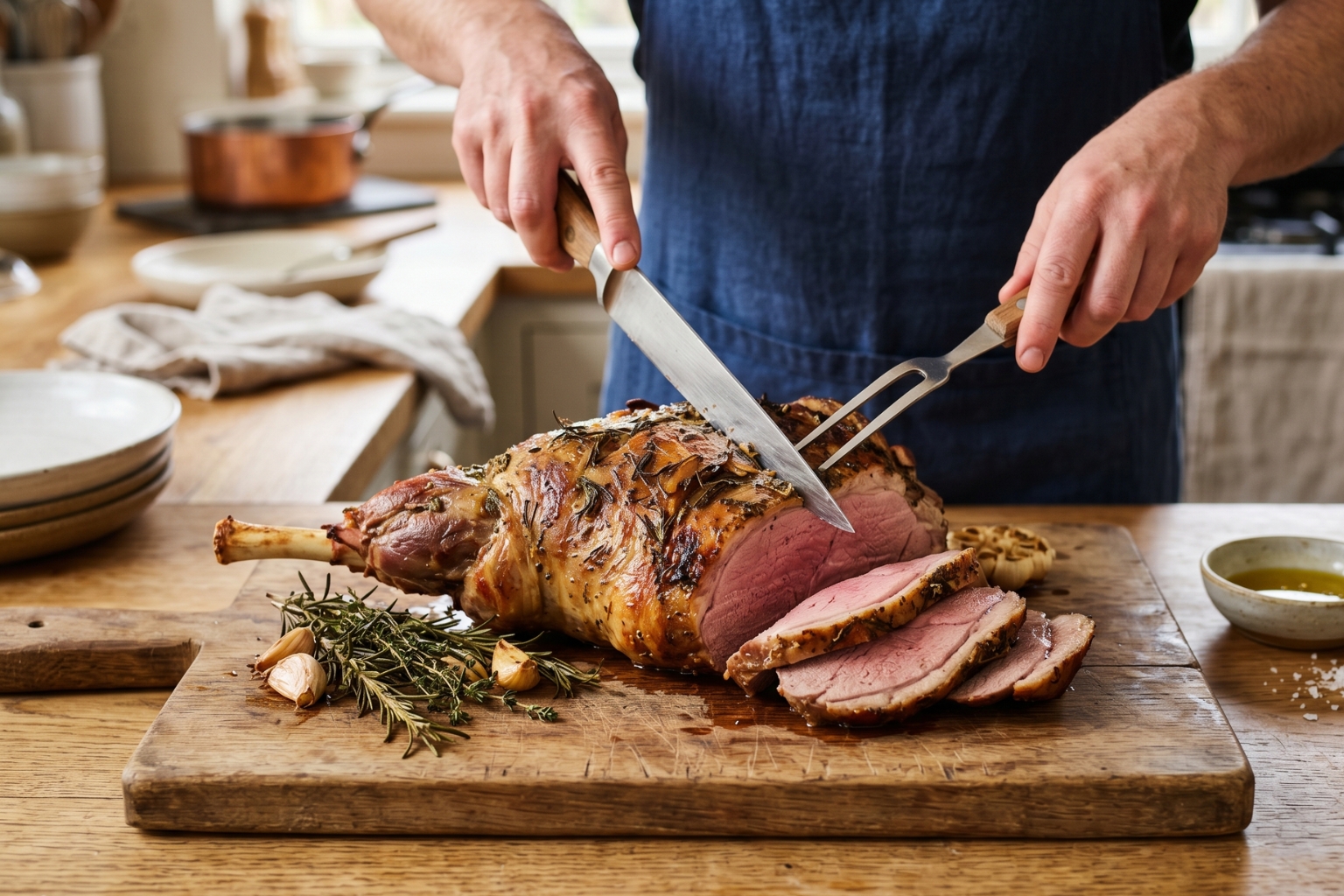 Comment réchauffer un gigot d'agneau