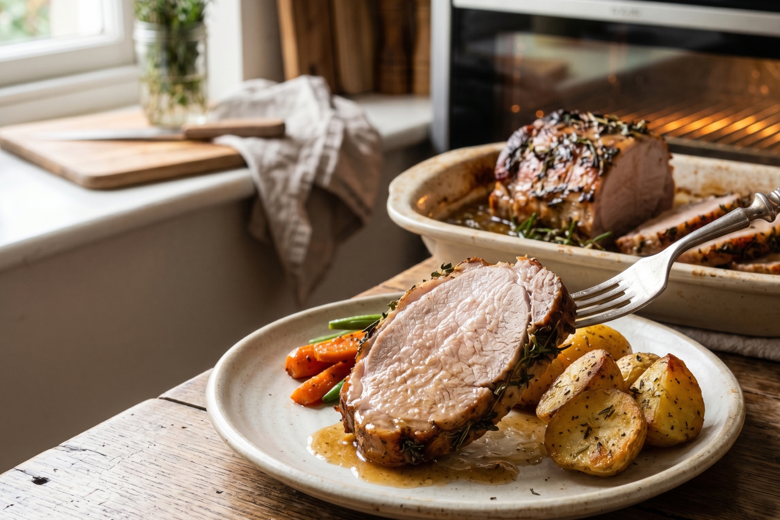 Comment réchauffer un rôti de porc