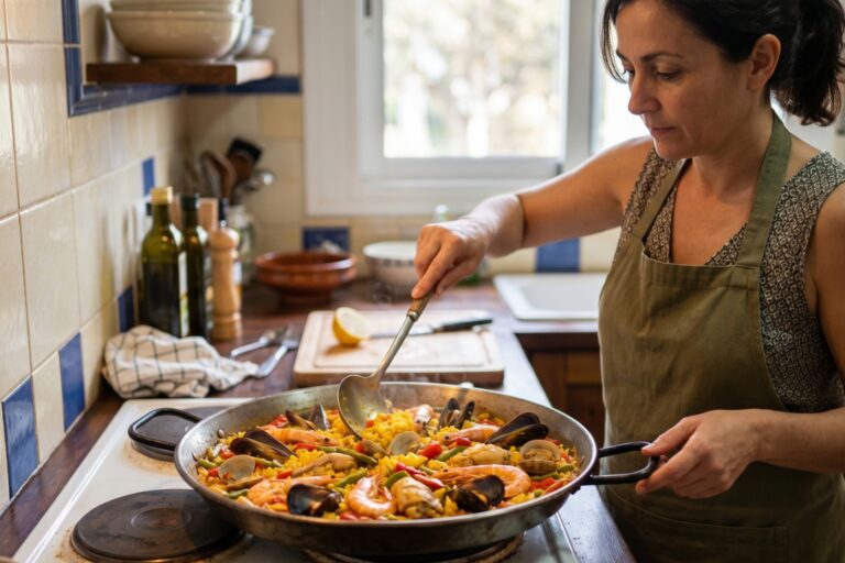 Comment réchauffer une paella