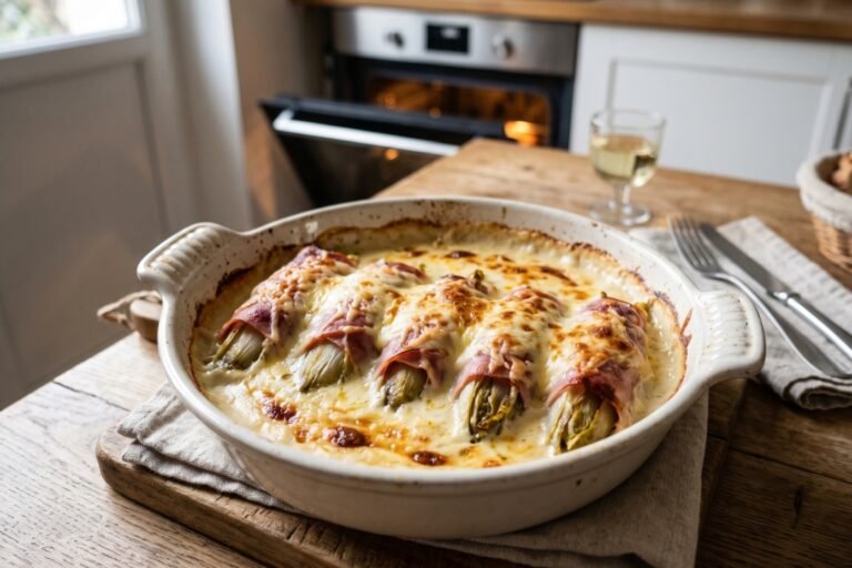 Comment réchauffer des endives au jambon