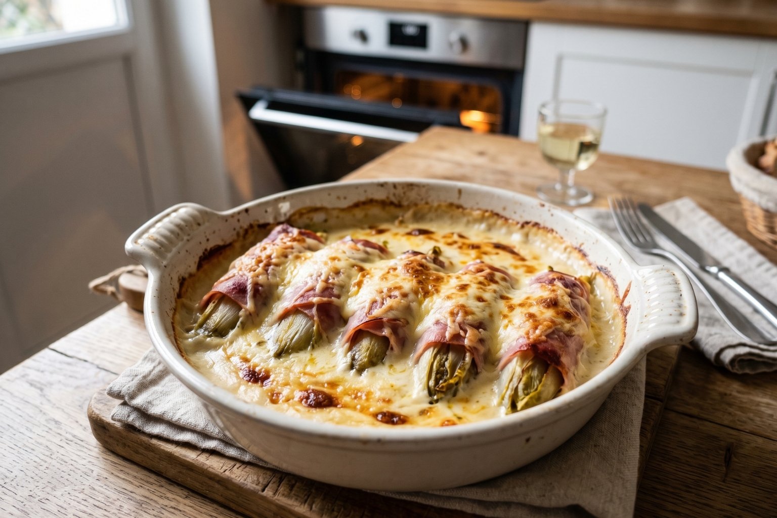 Comment réchauffer des endives au jambon