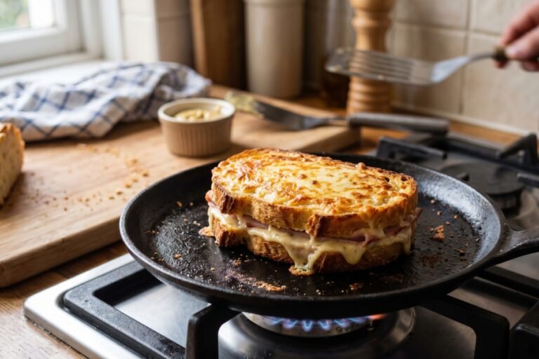 Comment réchauffer un croque-monsieur