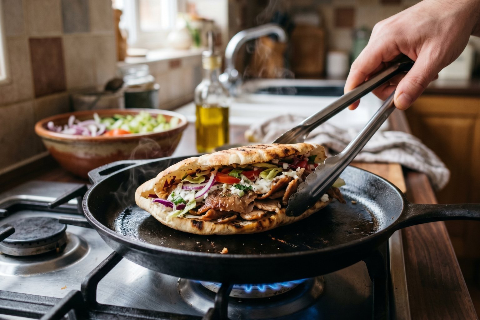 Comment réchauffer un kebab