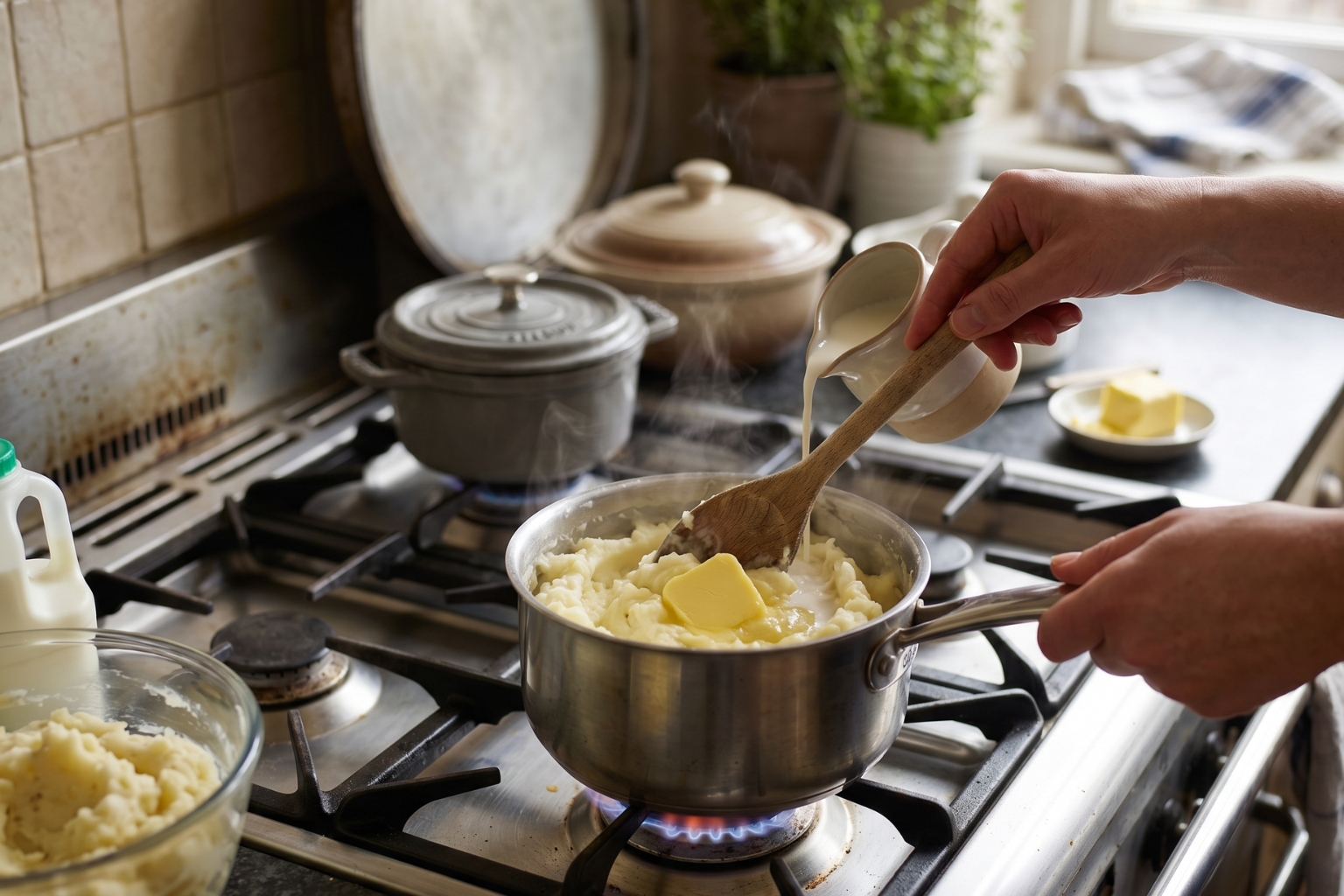 Comment réchauffer une purée